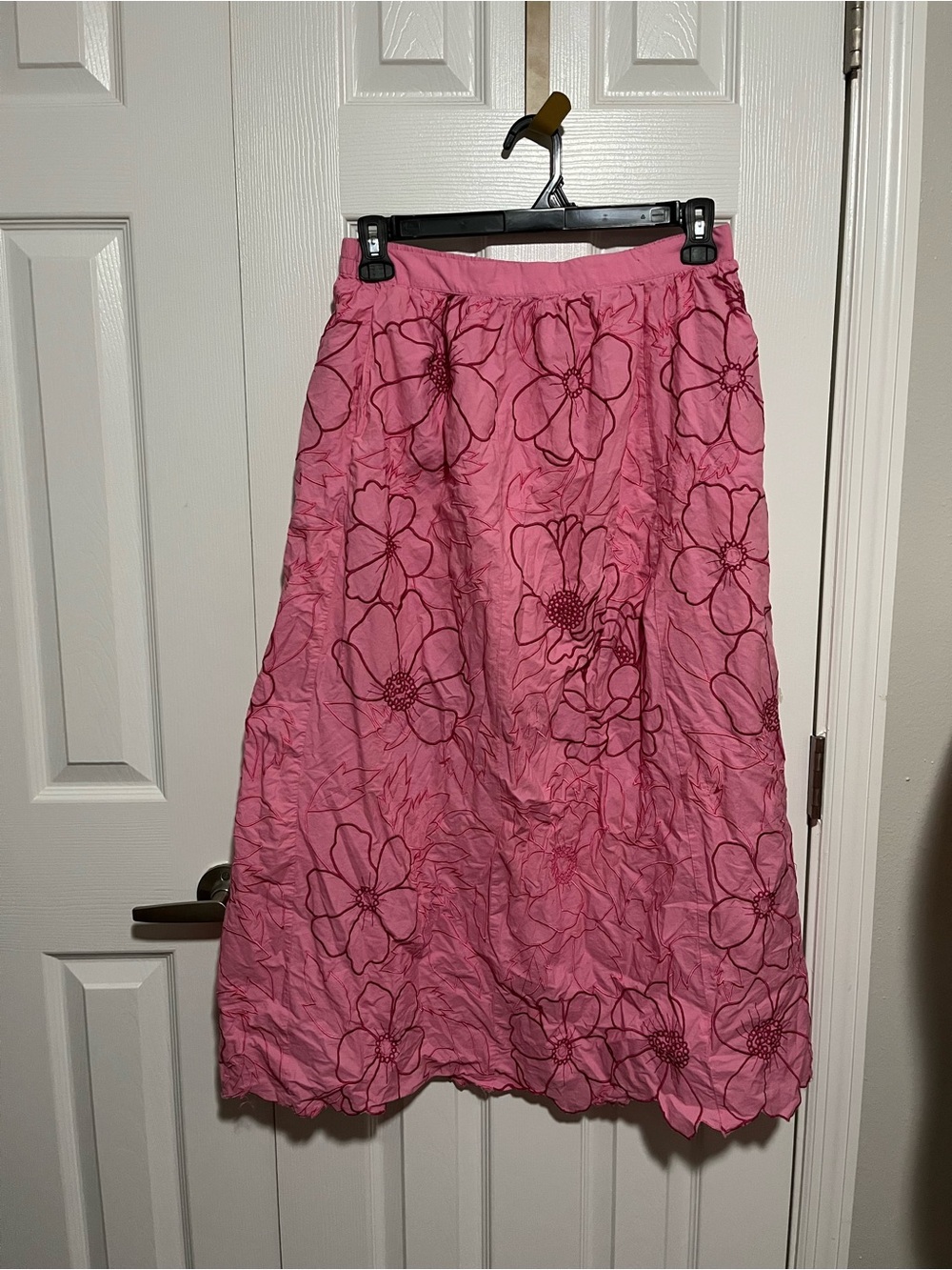 Parker Pink Floral Maxi Skirt